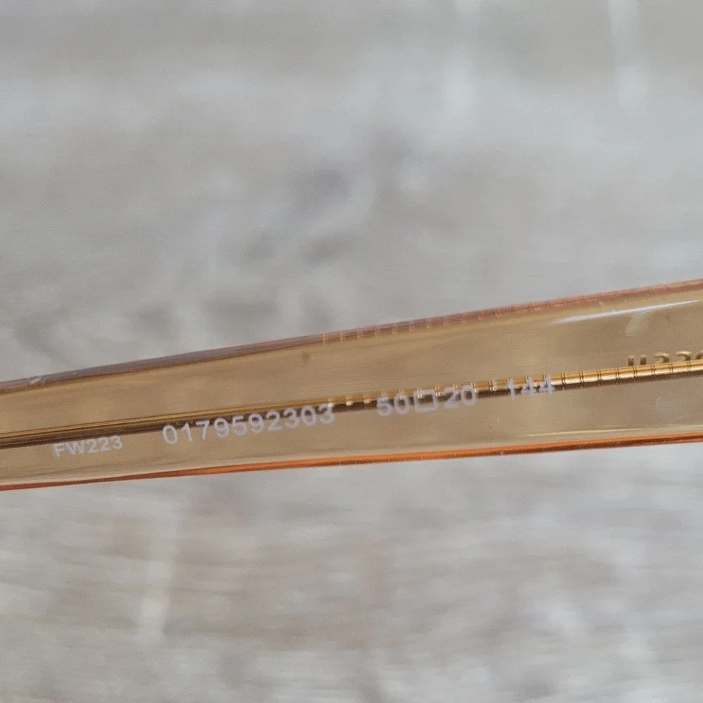 New (No Case) FOSSIL Tan Cat Eye Sunglasses One Size